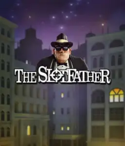 Immerse yourself in the underworld realm of The Slotfather game by Betsoft, featuring a dominant mafia boss posed against a moonlit cityscape. This image conveys the gritty essence of the mob life, with the boss dressed in a classic black suit and hat. Ideal for lovers of gangster-themed games, delivering a thrilling adventure. 