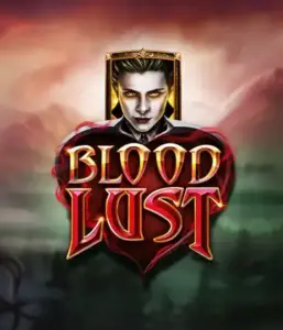 The captivating game interface of Blood Lust, showcasing elegant vampire icons against a mysterious nocturnal landscape. This image captures the slot's enthralling atmosphere, complemented with its unique 5-reel and 99-payline structure, appealing for those drawn to the vampire genre.